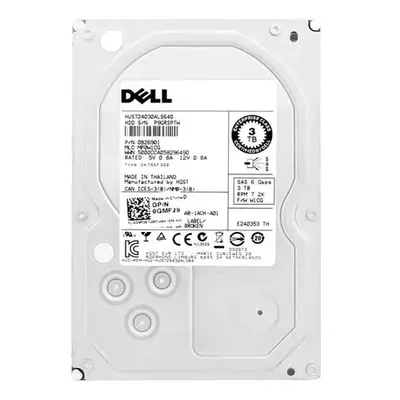 GMF29 Dell 3TB 6Gb/s SAS 7200 3.5-Inch 64MB Hard Drive