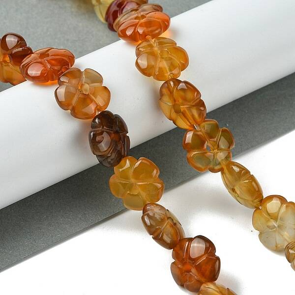 Natural Red Agate Beads Strands