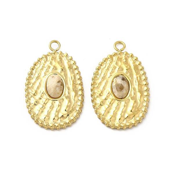 Natural Feldspar Pendants