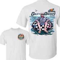 Gulf of America TShirt, Beach Retro, Beach Lover, Full Size Menswear Cotton Classic T-Shirt, Graphic Tees