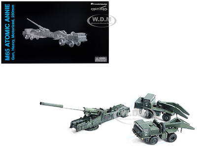 United States M65 Atomic Cannon Atomic Annie Artillery Olive Drab Firing Mode US Army NEO Dragon Armor Series 1/72 Plas...