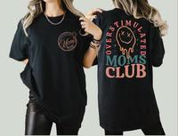 Comfort Colors Overstimulated Moms Club Shirt, Mama Birthday T-Shirt, Funny Mama Shirt, Graphic Print, Perfect for Mother's D...