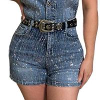 Natali Collection Mom Denim Shorts - Womenswear Bottom Jean Everyday
