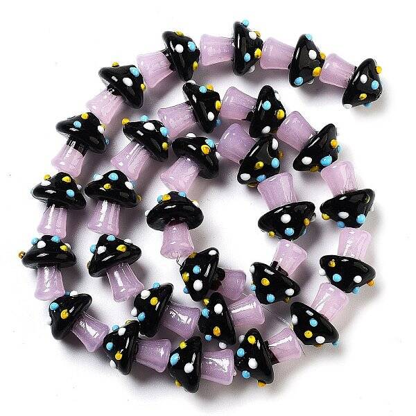 Handmade Lampwork Bumpy Beads Strands