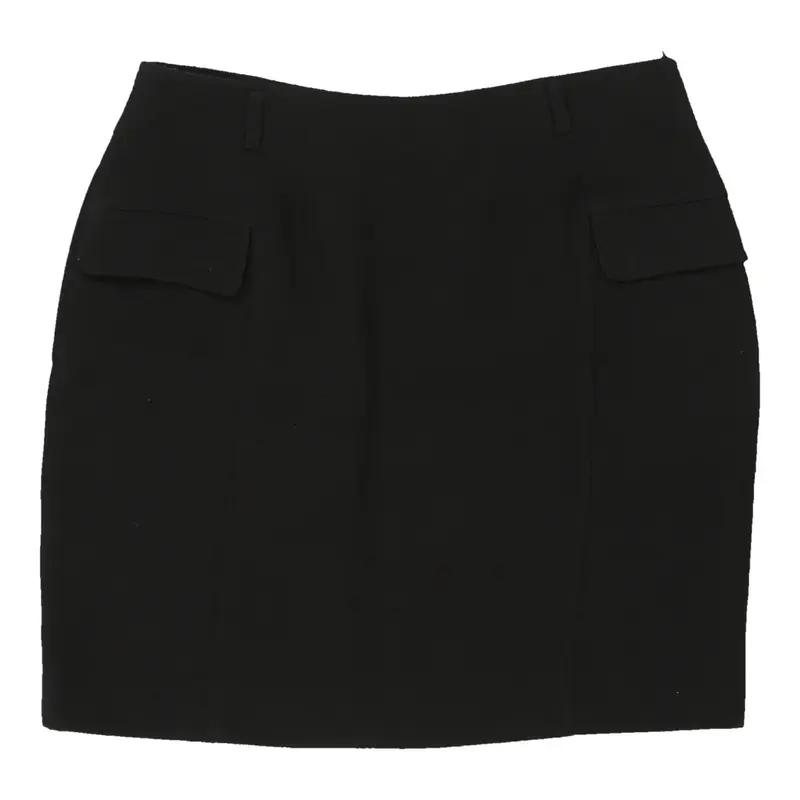 Versus By Versace Skirt - 28W UK 8 Black Wool Blend | Size: UK 8