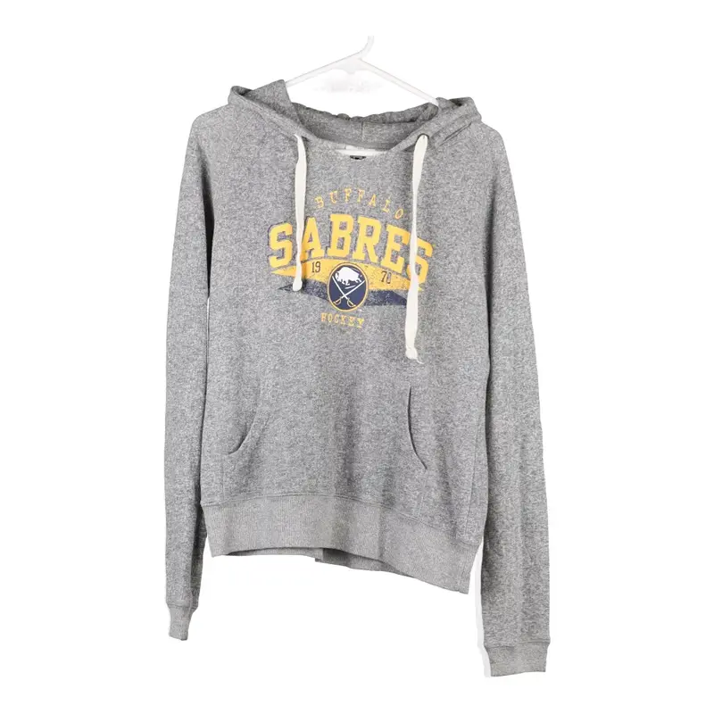 Buffalo Sabres Nhl Hoodie - Large Grey Cotton