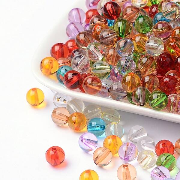 Transparent Acrylic Beads