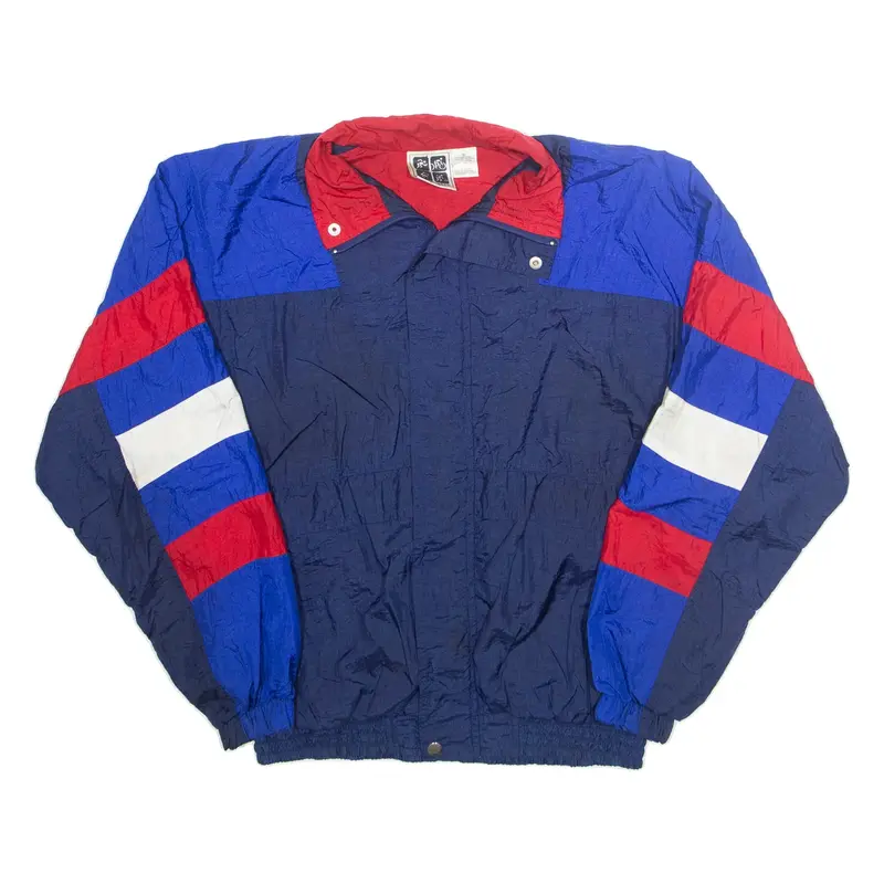 ACTIVEWEAR Mens Shell Jacket Blue Nylon M