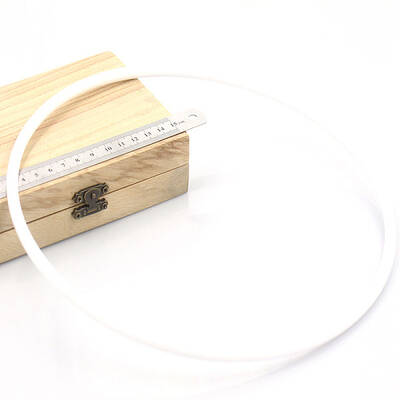 Plastic Macrame Wreath Floral Ring Hoop