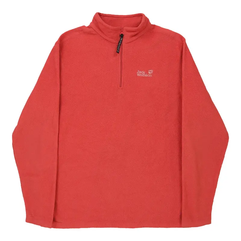 Jack Wolfskin Fleece - Large Pink Polyester