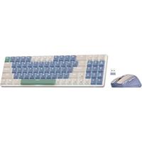 Redragon BS8772 Wireless Ergonomic Keyboard and Mouse Combo, 75% 78 Keys 2.4Ghz Wireless Low-Profile Mechanical Keyboard w/Re...