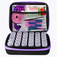 Diamond Arts Colorful Painting Carrying Case & Tool Set, 1 Set Handcraft Multifunctional Diamond Arts Tool Storage Container...