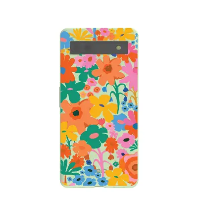 Sage Green Bright Spring Google Pixel 6a Case