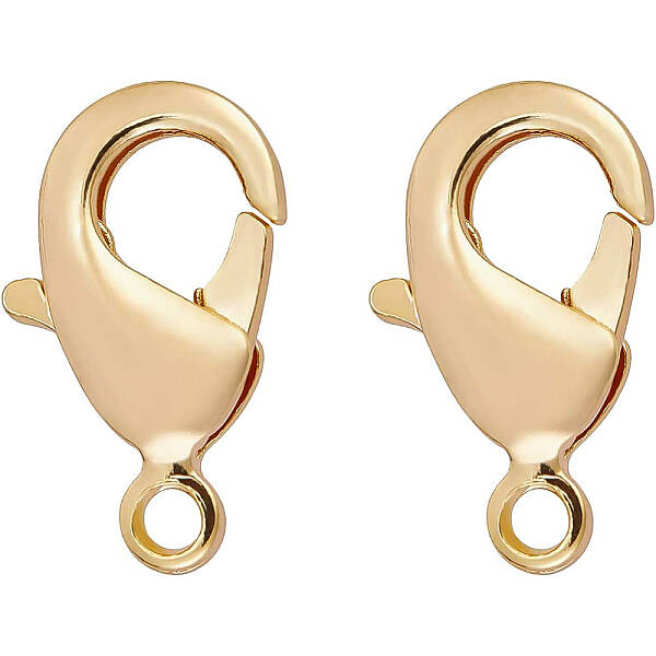 Brass Lobster Claw Clasps