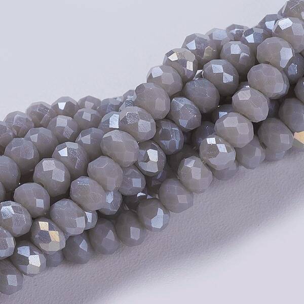 Electroplate Glass Beads Strands