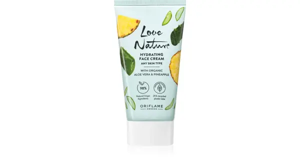 Oriflame Love Nature Organic Aloe Vera & Pineapple Moisturizing Face Cream 50ml