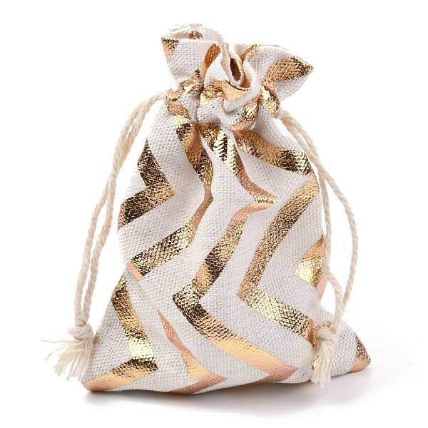 Christmas Theme Cotton Fabric Cloth Bag
