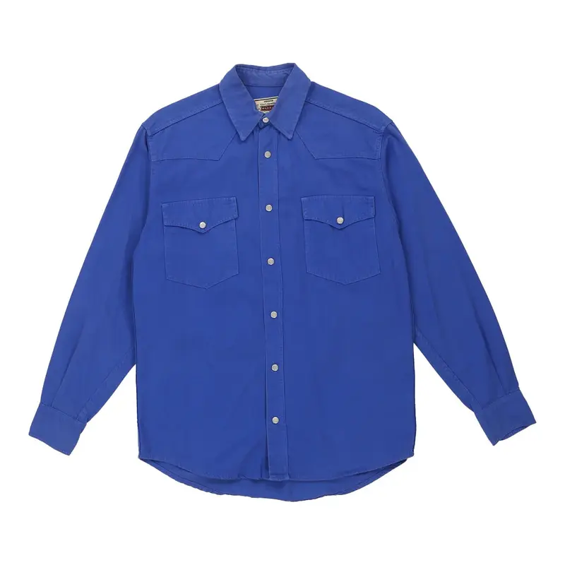 Wild Jeans Shirt - Small Blue Cotton