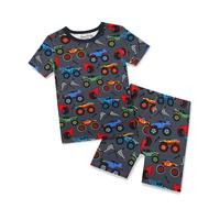 babee Reshinee Bamboo Pajama Set for Boys Girls, Snug-fitting, Summer, Soft Breathable Stretchy Pjs Boys' Cozy springtok kids...