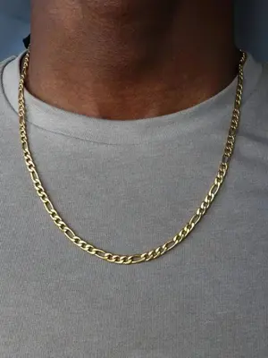 Men's Simple Stainless Steel Matching Chain Necklace, Casual Versatile Trendy Jewelry, Minimalist Classic Fashion Accessories...