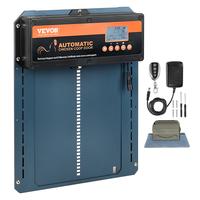 VEVOR Automatic Chicken Coop Door, Auto Chicken Door Opener with Timer & Light Sensor Aluminum Chicken Coops Door with Remote...