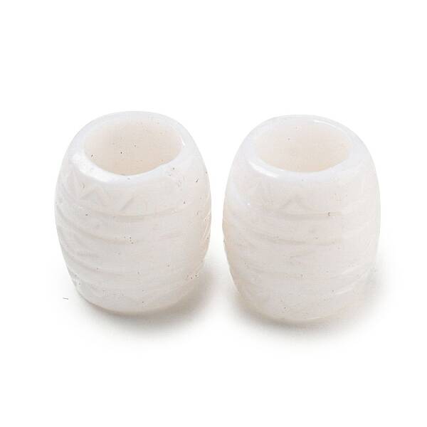 Opaque Acrylic European Beads