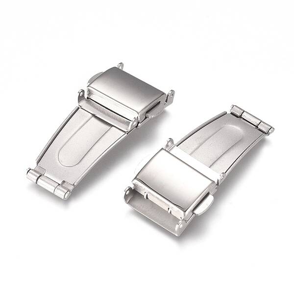 Tarnish Resistant 201 Stainless Steel Watch Band Clasps