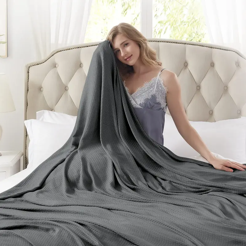 Cooling Blankets, Cooling Blankets Absorbs Body Heat to Keep Cool on Warm Night, Ultra-Cool Lightweight Blanket
