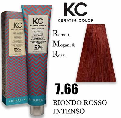 Kc keratin cream color 100ml 7.66