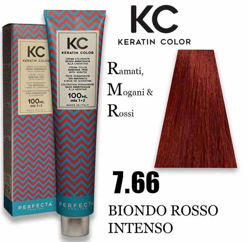 Kc keratin cream color 100ml 7.66
