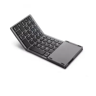 Portable Wireless Keyboard, 1 Count Foldable Keyboard With Touchpad Support For Smartphone Tablet Computer, Multiple System E...