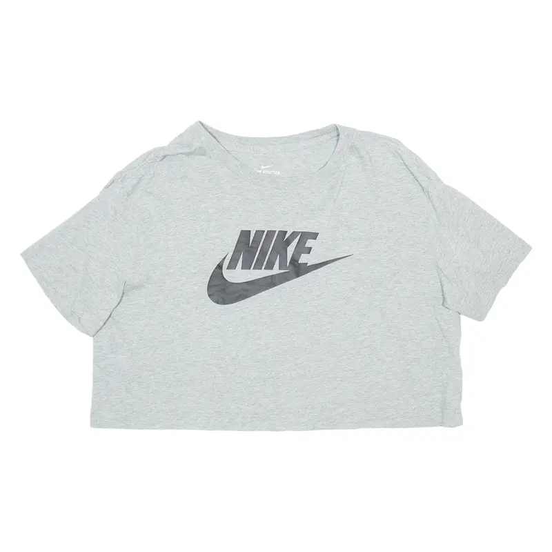 NIKE Womens T-Shirt Grey M