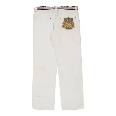 Dolce & Gabbana Oversized Trousers - 42W 35L White Cotton