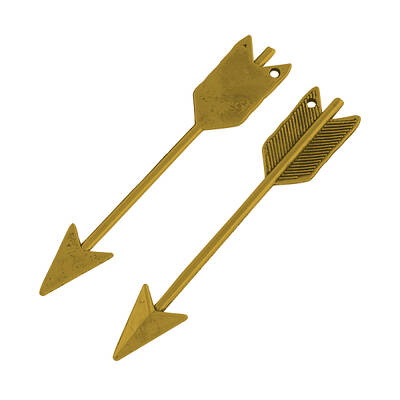 Tibetan Style Alloy Arrow Big Pendants