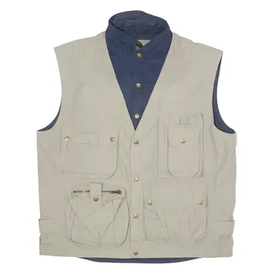 JACK WOLFSKIN Utility Mens Gilet Beige 2XL