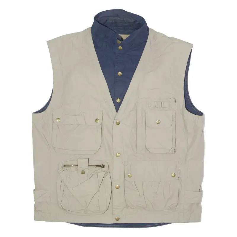 JACK WOLFSKIN Utility Mens Gilet Beige 2XL