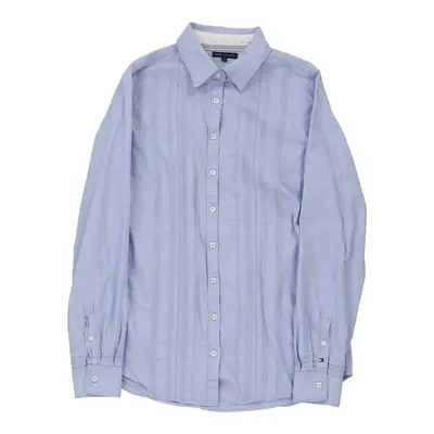 Tommy Hilfiger Shirt - Small Blue Cotton | Size: small