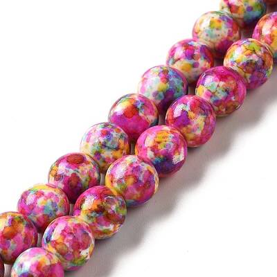 Synthetic Turquoise Dyed Beads Strands