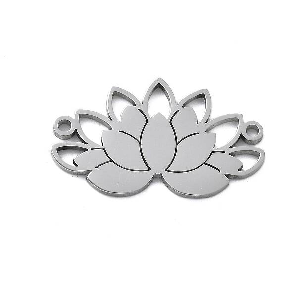 304 Stainless Steel Hollow Connector Charms