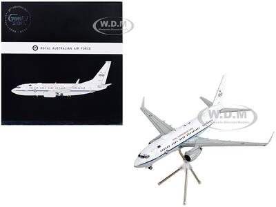 Boeing 737-700 Transport Aircraft Royal Australian Air Force 100th Anniversary - A36-001 White and Gray Gemini 200 Series...