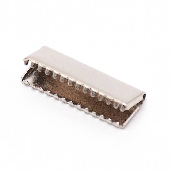 Brass Ribbon Crimp Ends