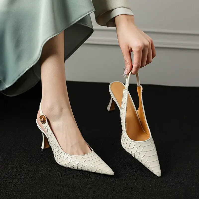 CHIKO Zurafa Pointy Toe Stiletto Slingback Shoes