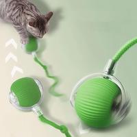 Electric Cat Teaser Toy, 1 Box Smart Gravity Rolling Ball, Interactive Cat Teaser Toy, Pet Supplies for Indoor and Outdoor Pl...