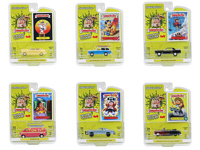 Garbage Pail Kids Set of 6 pieces Series 7 1/64 Diecast Models by Greenlight