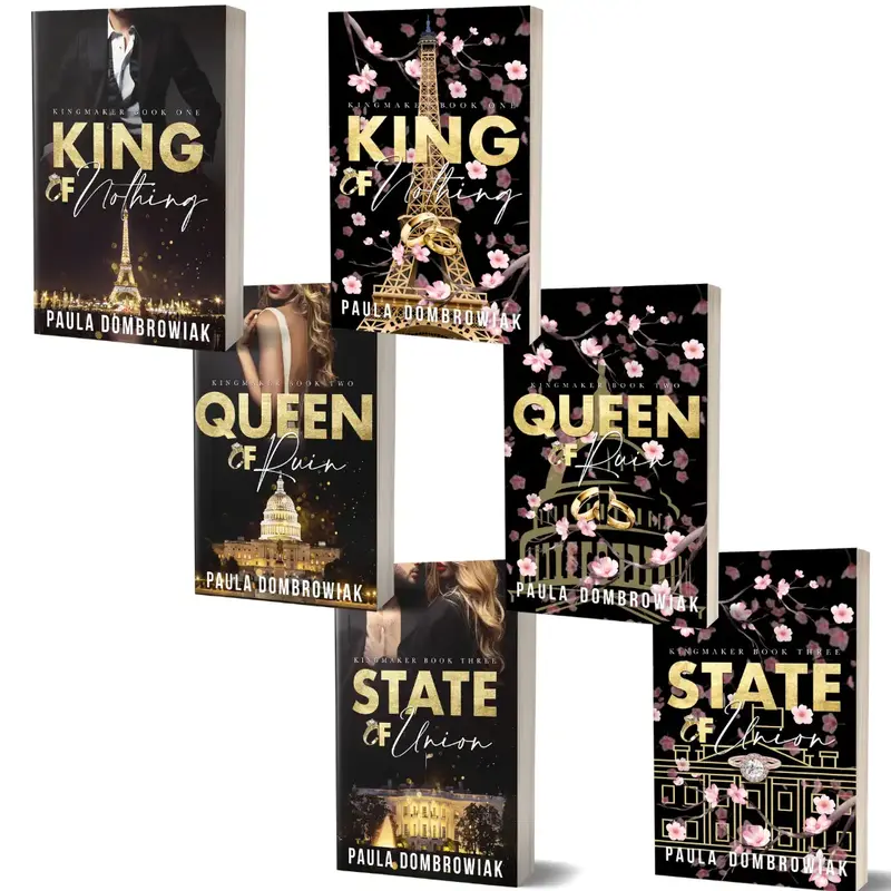 Kingmaker Trilogy: A Steamy Marriage of Convenience, Billionaire Romance Paperback Books Signed by Author, with Bonus Swag