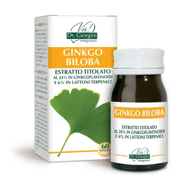 Dr Giorgini ginkgo biloba titrated extract 60 tablets of 500 mg - 30 gr