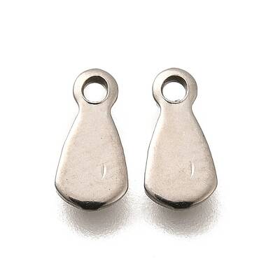 304 Stainless Steel Stamping Blank Tag Charms