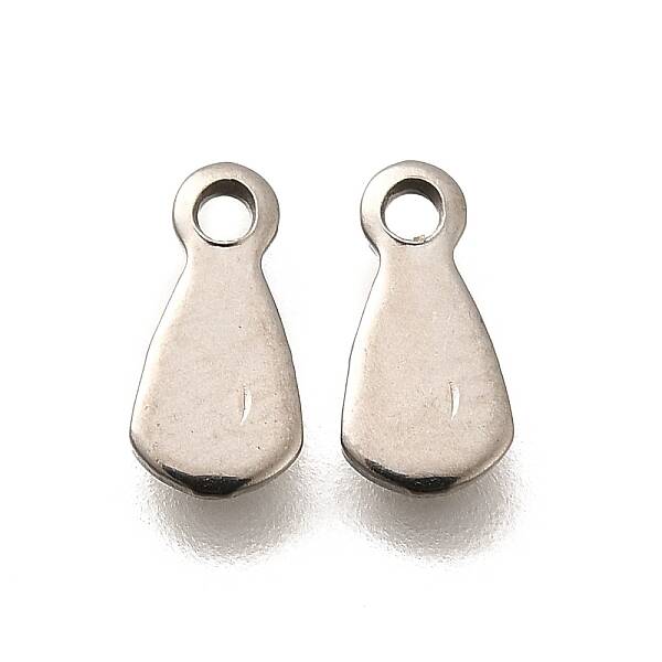 304 Stainless Steel Stamping Blank Tag Charms