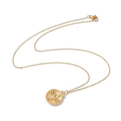 Ion Plating(IP) 304 Stainless Steel Pendant Necklace for Men Women