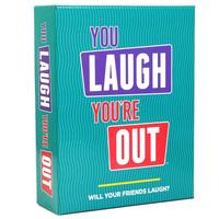 You Laugh Or You're Out Card Game, 1 Box Funny Card Game, Party Game for Friends, Family, Entertainment Game for Kids & Adult...